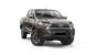 Mobile Preview: EU-Frontschutzbügel D: 70 mm inkl. Querstrebe D: 60 mm Edelstahl schwarz matt pulverbeschichtet, inkl. EG-Genehmigung f. Toyota Hilux Modell 2021