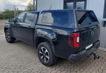 Preview: Hardtop mit starren Seitenscheiben, Farbe: Weiß, kabinenhoch, inkl. ABE für VW Amarok, Doppelkabiner, Modell 2023