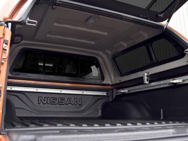 Hardtop mit aufstellbaren Seitenscheiben, in Wagenfarbe lackiert, kabinenhoch, für Renault Alaskan Doppelkabiner, Modell 2018