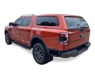 Hardtop mit aufstellbaren Seitenscheiben, in Wagenfarbe lackiert, kabinenhoch, für Ford Ranger Doppelkabiner, Modell 2023