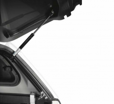 Hardtop mit aufklappbaren Seitenscheiben, in Wagenfarbe lackiert, kabinenhoch, für Renault Alaskan Doppelkabiner, Modell 2018