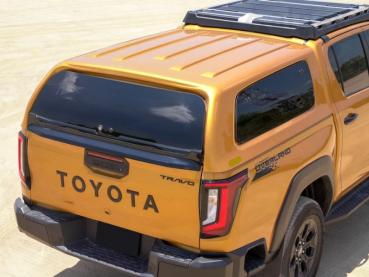 Preview: Hardtop mit aufklappbaren Seitenscheiben, in Wagenfarbe lackiert, kabinenhoch, für Toyota Hilux Doppelkabiner, Modell 2026