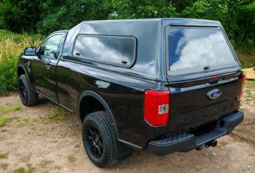 Hardtop mit aufklappbaren Seitenscheiben, hohe Ausführung, für Ford Ranger Einzelkabiner, Modell 2023