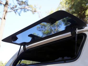 Preview: Hardtop mit aufklappbaren Seitenscheiben, in Wagenfarbe lackiert, kabinenhoch, für Ford Ranger Doppelkabiner, Modell 2023