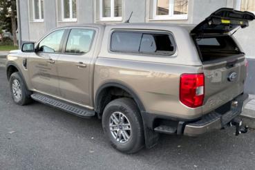 Hardtop mit seitlichen Schiebefenstern, in Wagenfarbe lackiert, kabinenhoch, für Ford Ranger Doppelkabiner, Modell 2023