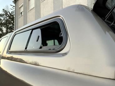 Hardtop mit seitlichen Schiebefenstern, in Wagenfarbe lackiert, kabinenhoch, für Ford Ranger Doppelkabiner, Modell 2023