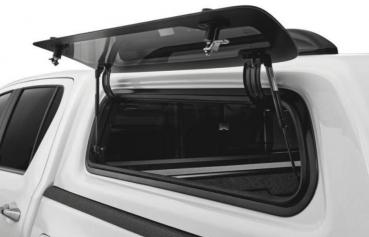 Preview: Hardtop mit aufklappbaren Seitenscheiben, in Wagenfarbe lackiert, kabinenhoch, für Toyota Hilux Doppelkabiner, Modell 2021