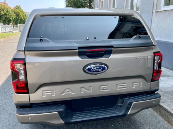Hardtop ohne Seitenscheiben, in Wagenfarbe lackiert, kabinenhoch, für Ford Ranger RAPTOR Doppelkabiner, Modell 2023